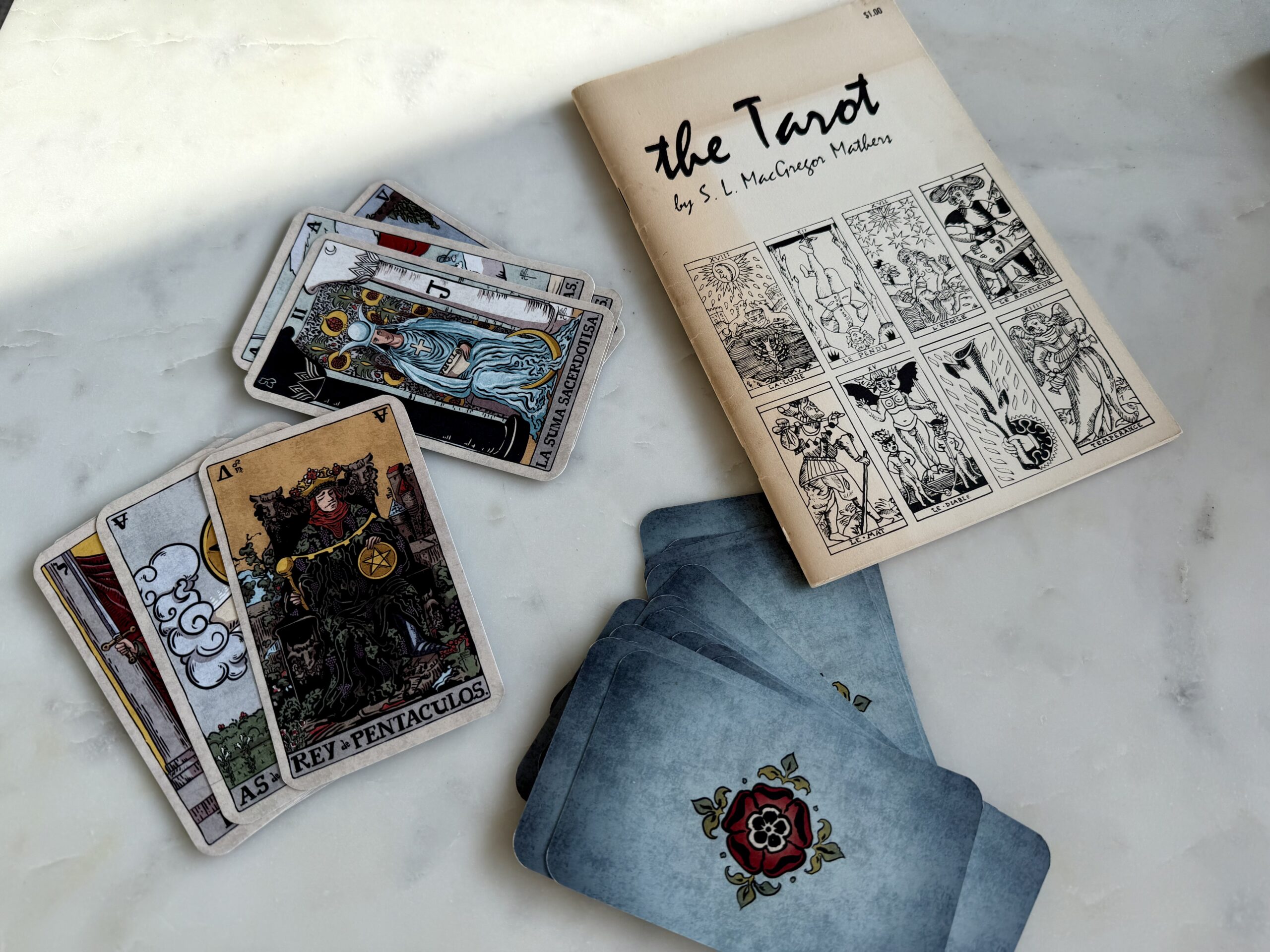 A Spread Demo from Mathers’s Tarot with Soler’s Waite Smith